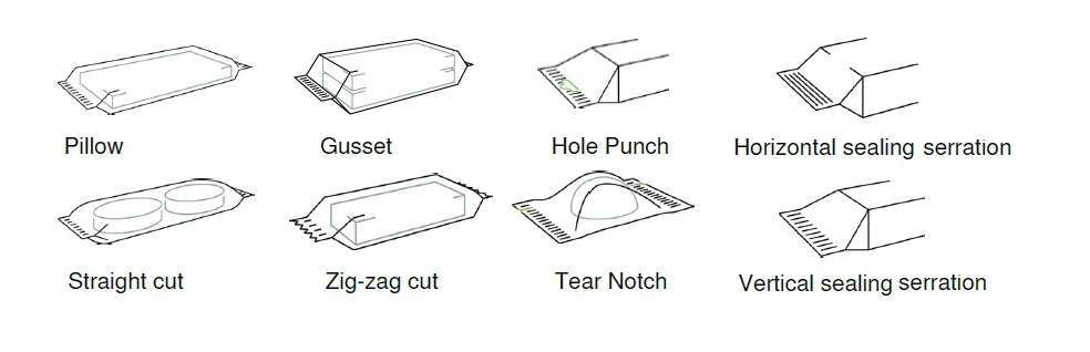 수평 흐름 포장기 포장기 Horizontal Flow Wrapping Packing Machine