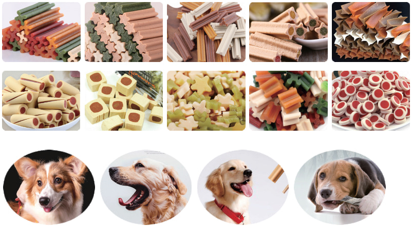 Pet dog chews machine