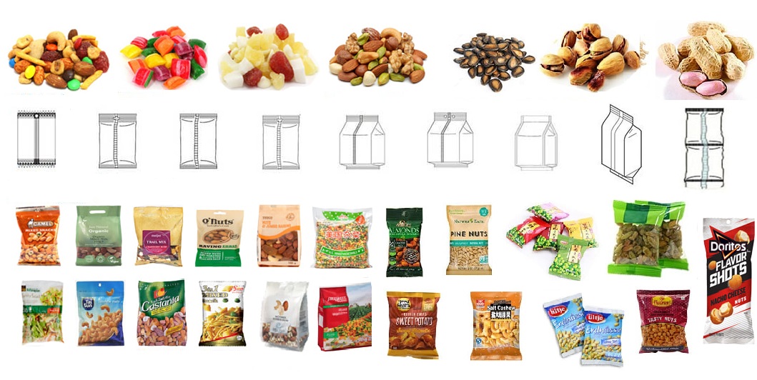 Automatic Granule Nuts Packing Machine: Automatic Granule Nuts Packing Machine: