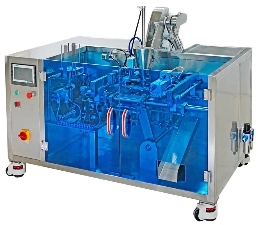 수평 Premade 파우치 포장기 Horizontal Premade Pouch Packing Machine
