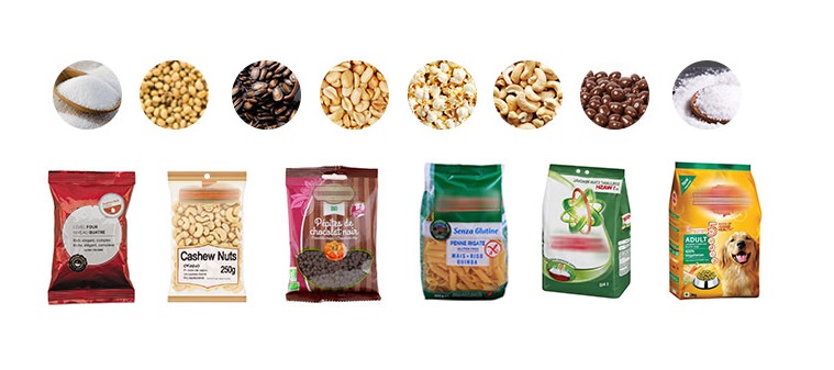 수직 형 채우기 씰링 식품 포장 기계 Vertical Form Fill Sealing Food Packaging Machine